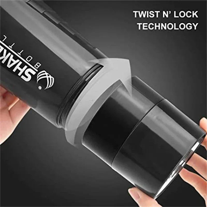 shaker portátil con compartimentos