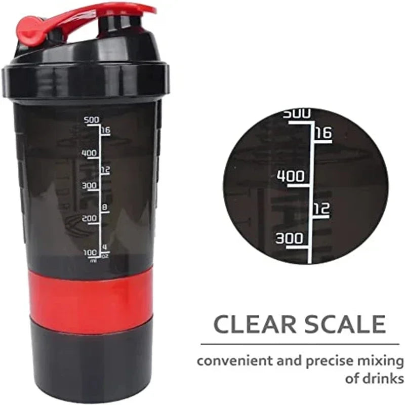 shaker portátil con compartimentos