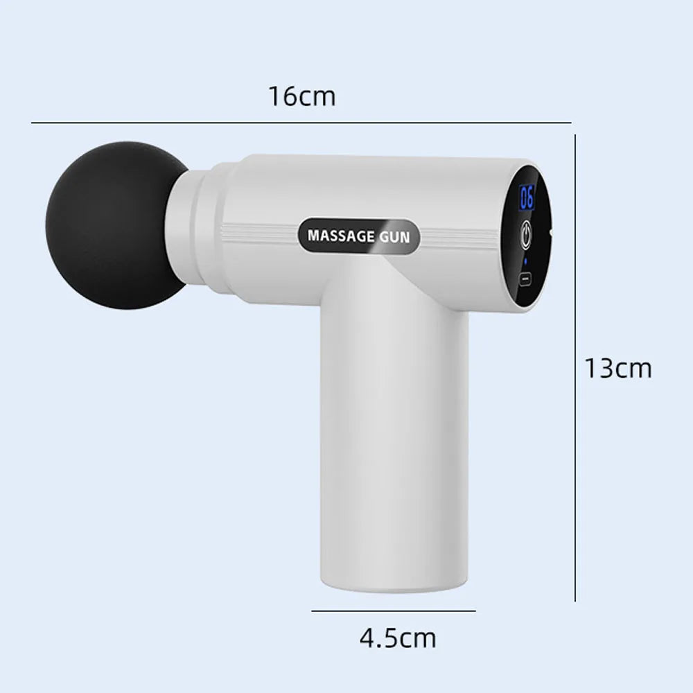 Pistola de Masaje Portátil - Recuperación Muscular Profunda
