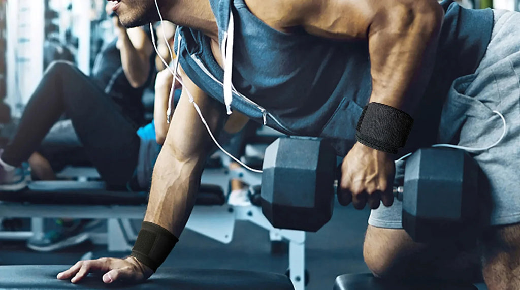 Muñequeras de Compresión para Gym - Soporte de Muñeca Ajustable