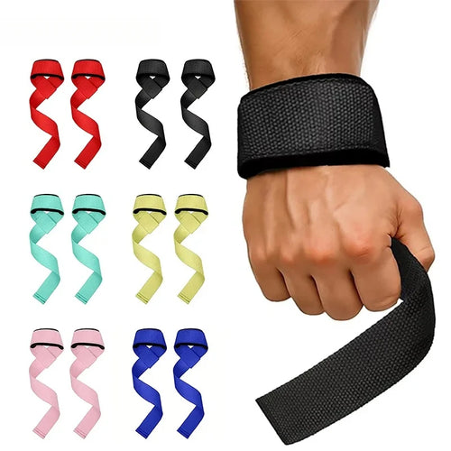 Straps de Levantamiento Profesionales - Correas para Peso Muerto y Fuerza